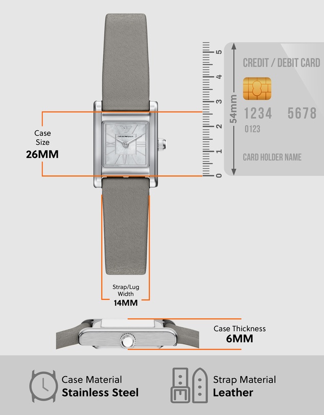 Emporio Armani - Gray Analogue Watch