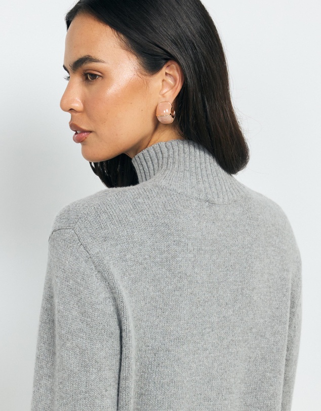 AERE - Nyne Wool Funnel Neck Jumper