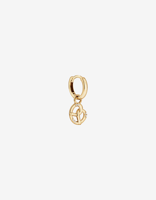 Michael Hill - Pretzel Earring Charm in 18kt Vermeil