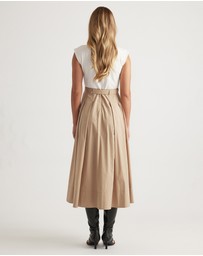 Decjuba - Stefanie Spliced Midi Dress