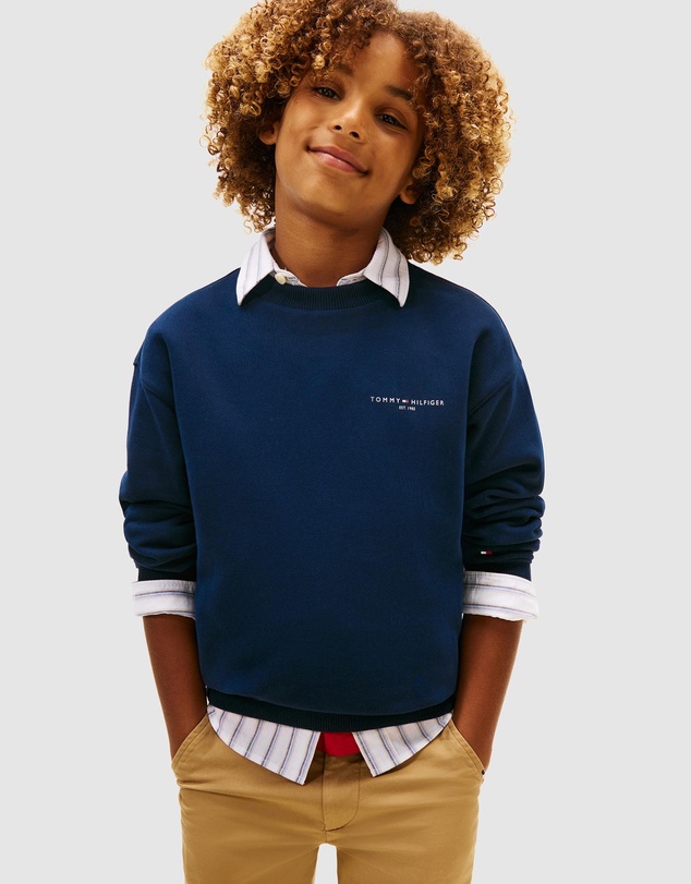 Tommy Hilfiger - Brushed Fleece Logo Sweatshirt - Teens