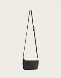 AllSaints - Maeve Cow Print Wallet Crossbody Bag