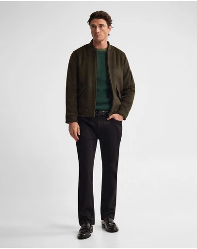Oxford - Hamish Wool Blend Bomber Jacket