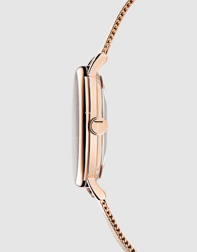 Ted Baker - Phylipa Rose 37mm Gold-Tone Mesh Bracelet Watch