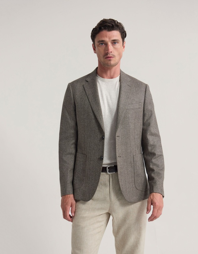 Oxford - Wordsworth Wool Herringbone Blazer