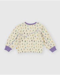 Goldie + Ace - Ski Slopes Terry Sweater - Babies-Kids