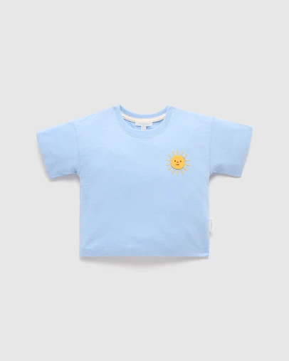 Purebaby - Relaxed Tee Shirt-Kids-Babies