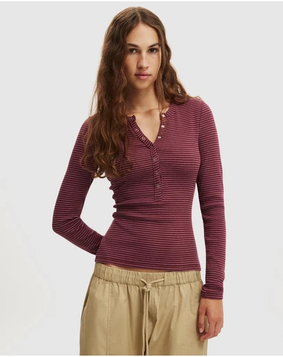 Cotton On - Blake Henley Long Sleeve Top