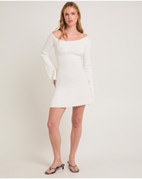 Subtitled - Remi Ribbed One Shoulder Mini Dress