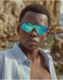 Hawkers Co - HAWKERS - APEX - SMOKE CLEAR BLUE Sunglasses Unisex UV400