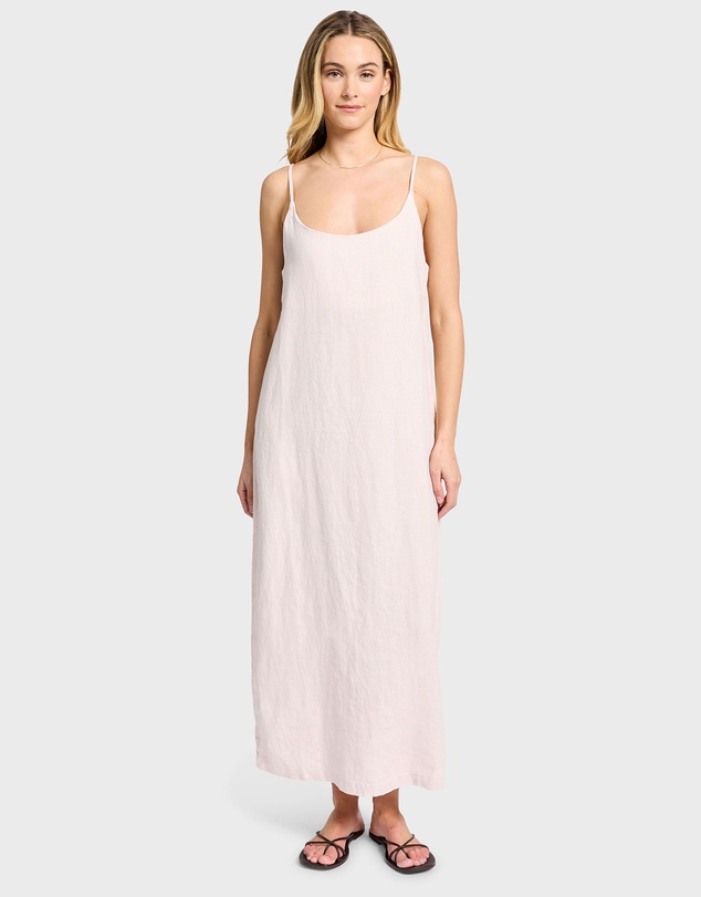 Academy Brand - Essential Linen Slip Dress