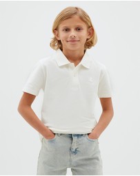 Calvin Klein Jeans - Boys Solid Pique Polo Shirt