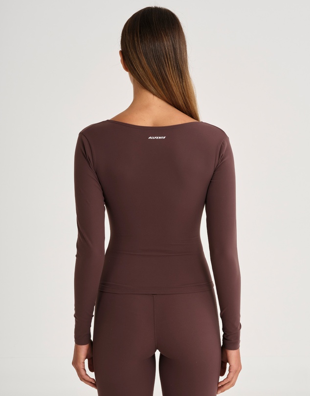 All Fenix - ALLFENIX CloudCore Lite Ruched V-Neck Long Sleeve