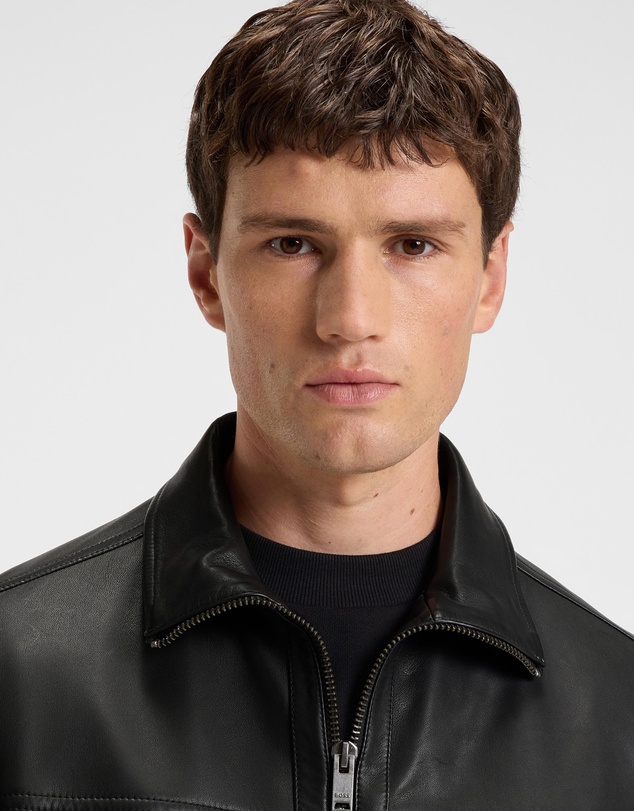 BOSS - Shirt-Style Jacket in Nappa Leather