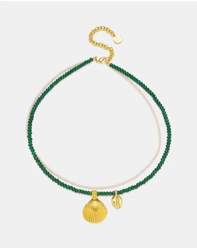 Amber Sceats - Evisa Necklace in Green