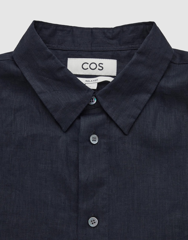 COS - Curved-hem Linen Shirt