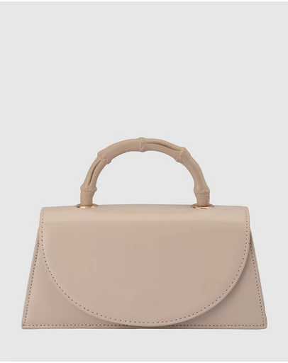 Olga Berg - Phoebe Bamboo Handle Bag