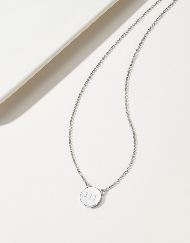 Mestige - Angel Number Necklace 111 - Silver Plated