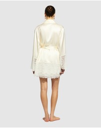GINIA - Silk Lace Robe