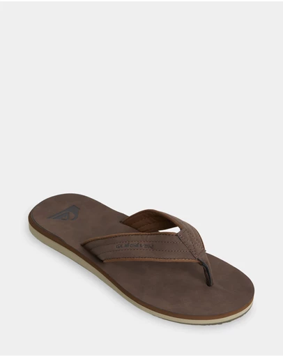 Quiksilver - Mens Carver Nubuck Thongs