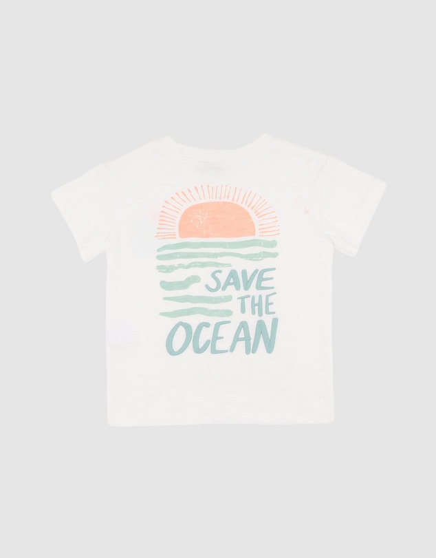 Fox & Finch - Surfs Up Save The Ocean Tee - Kids