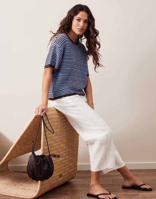Ceres Life - Nina Boxy Knit Tee