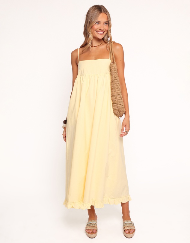 Petal & Pup - Miuccia Maxi Dress - Butter Yellow