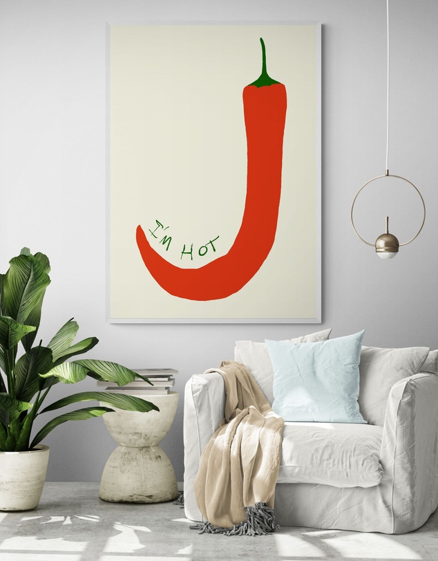 Inka Arthouse - Hot Chilli by Byalmaklub Art Print