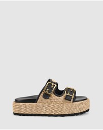 Siren - Aphrodite Woven Flatforms