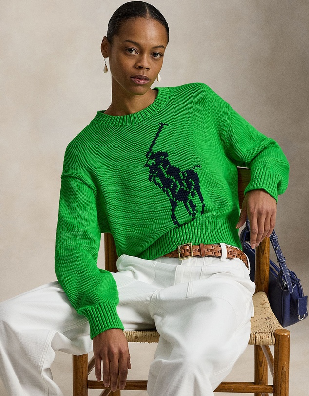 Polo Ralph Lauren - Big Pony Cotton Crewneck Sweater