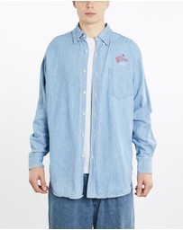 Vintage by The Real Deal - Pre Loved - Vintage 90s Planet Hollywood Denim Button Up Shirt