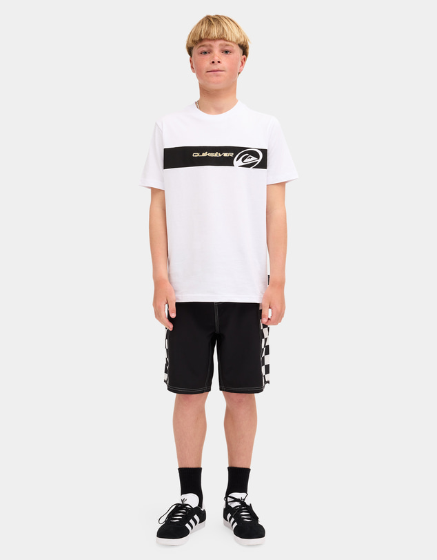 Quiksilver - Boys 8 to 16 Tilt Panel T-Shirt