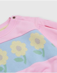 Goldie + Ace - Little Daisies Sweater - Babies-Kids
