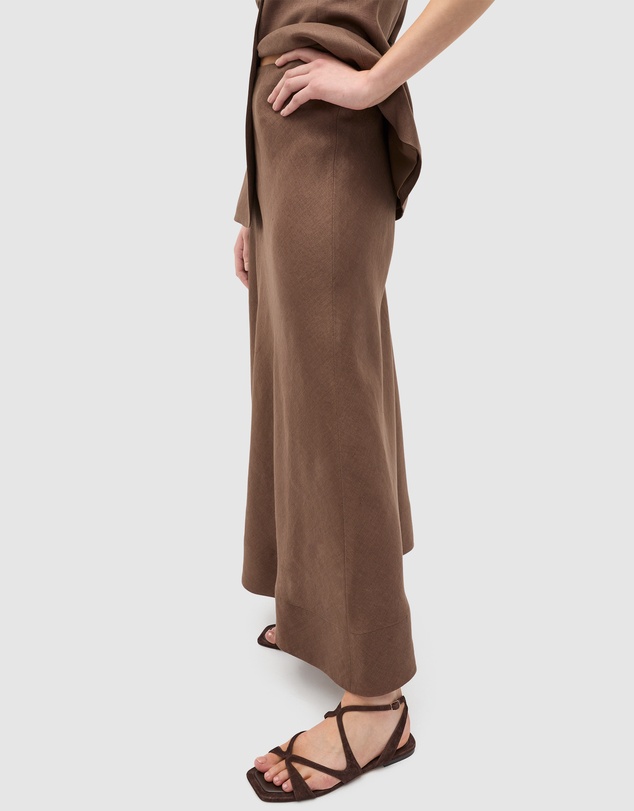 Seed Heritage - Core Linen Seam Front Skirt
