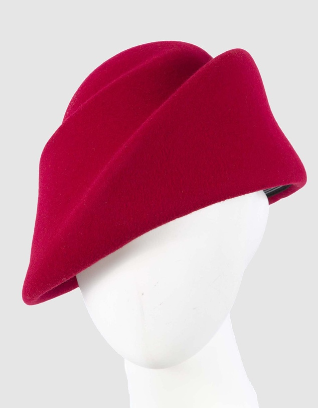 Max Alexander - Red Winter Felt Designer Hat