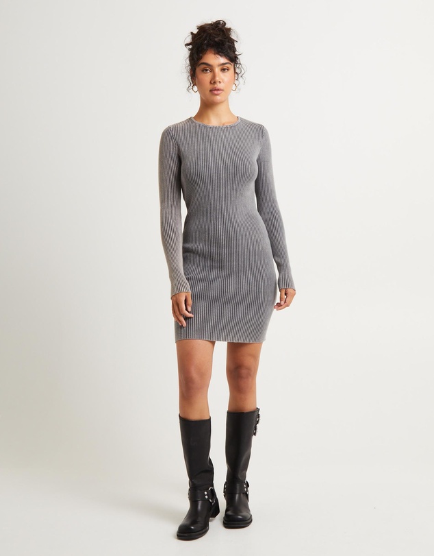 Insight - Acid Rave Rib Knit Dress