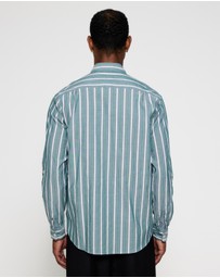 Scotch & Soda - Regular Fit Dobby Stripe Shirt