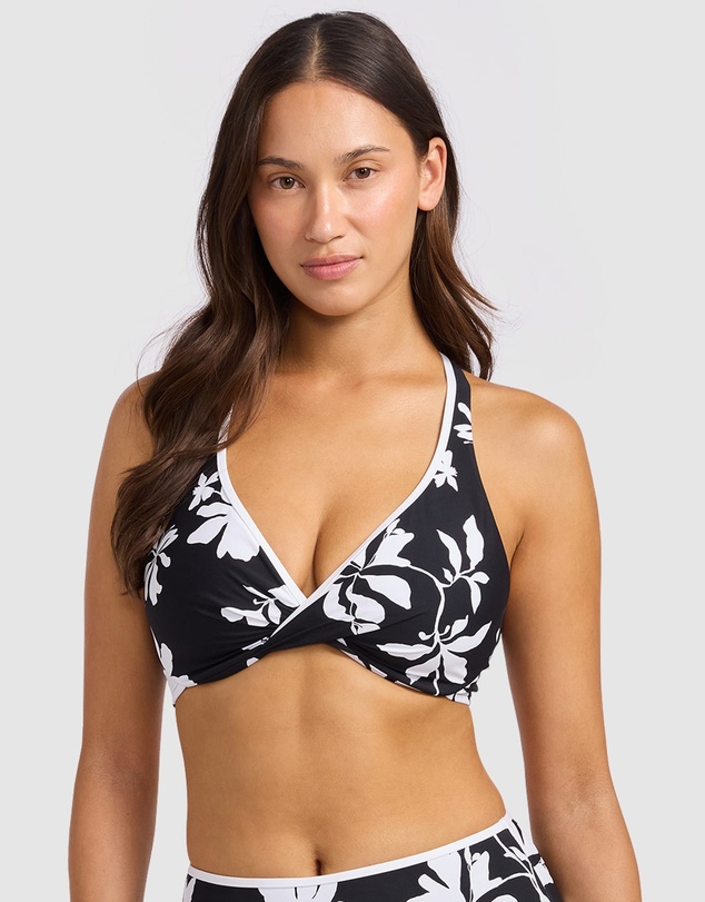 Seafolly - Mayflower Wrap Front F Cup Bikini Top
