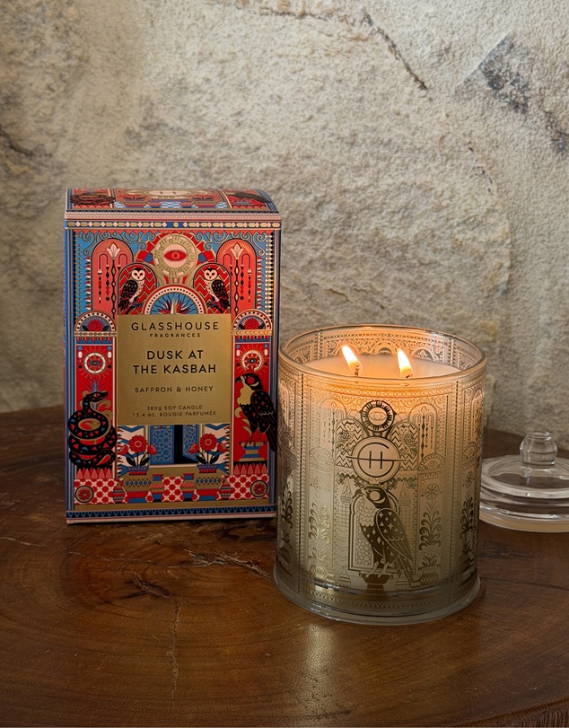 Glasshouse Fragrances - Dusk At The Kashbah 380g Soy Candle