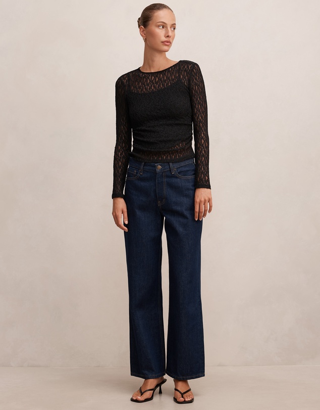 Forever New - Alex Lace Long Sleeves Top
