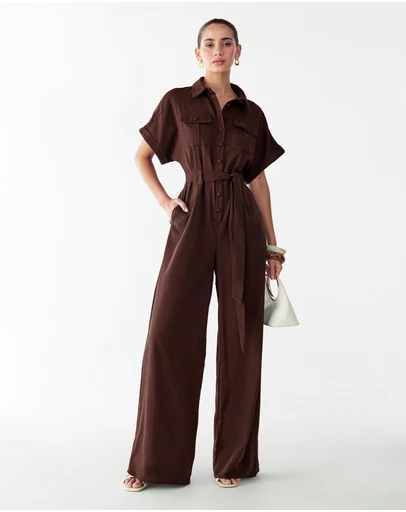 BWLDR - Ara Linen Jumpsuit