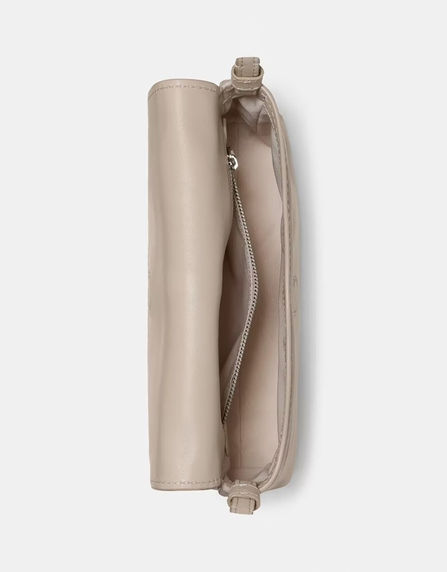 Kate Spade - Loop Fine Grain Leather and Suede Small Flap Shoulder Bag