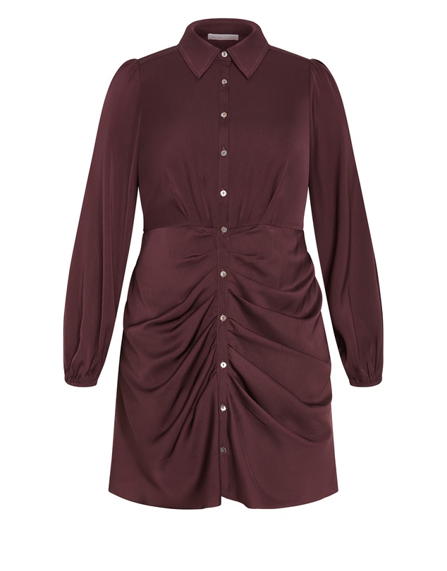 City Chic - Lianna Gathered Midi Dress