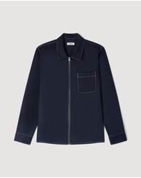 Sandro - Stitched Zip Shirt