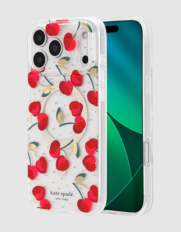 Kate Spade - Kate Spade Cherry Dot MagSafe Case for iPhone 17 Pro Max