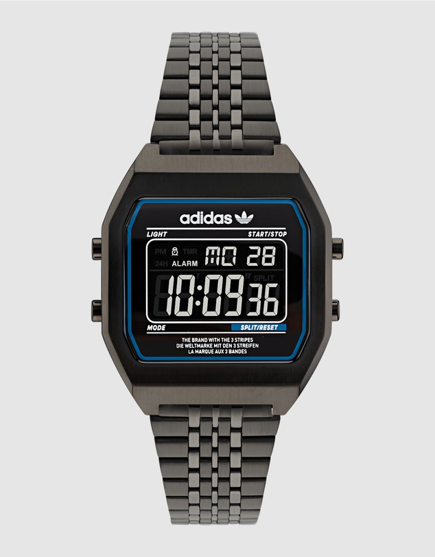 adidas Originals - Digital Two 36mm Black Case and Bracelet
