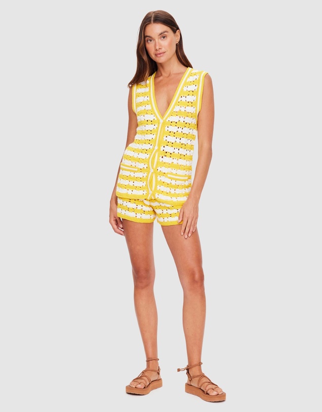 The Upside - Goldie Malik Crochet Shorts