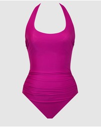 Miraclesuit Swimwear  - Rock Solid Utopia Wired Halter One-Piece Shaping Swimsuit