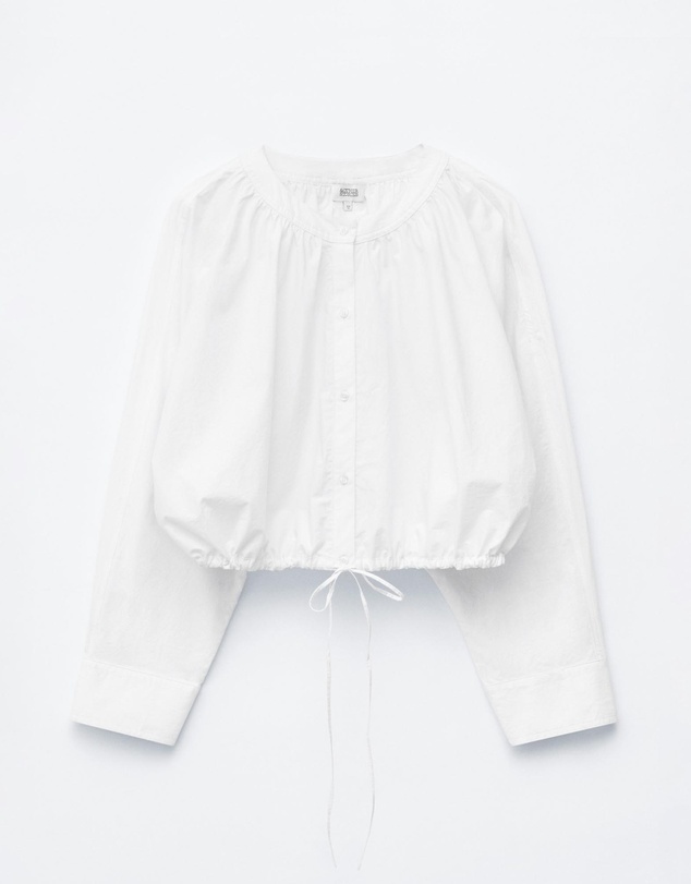 & Other Stories - Gathered Cotton Blouse