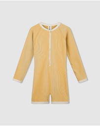 Zulu & Zephyr Mini - Mini Stripe Rib Surf Suit - Kids